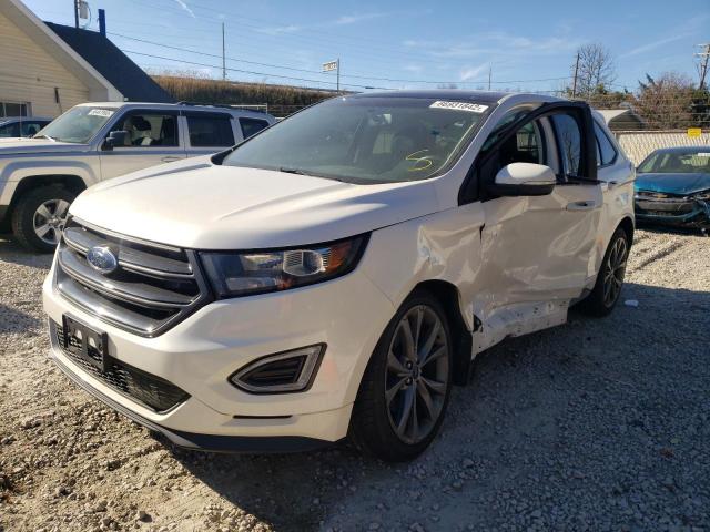 2FMTK4AP9FBB90295 - 2015 FORD EDGE SPORT WHITE photo 2