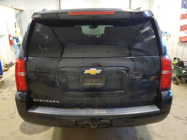 1GNSKJKC0FR653892 - 2015 CHEVROLET SUBURBAN K BLACK photo 6