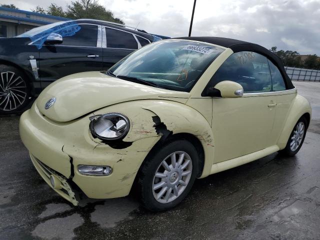 3VWCM31Y54M321331 - 2004 VOLKSWAGEN NEW BEETLE 黄色 照片 2