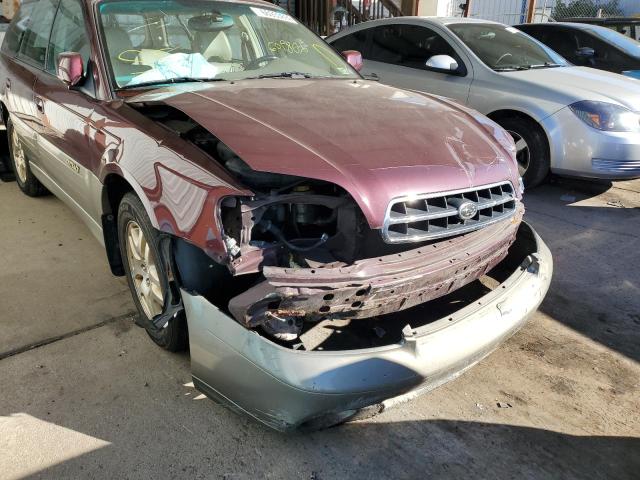 4S3BH686217623366 - 2001 SUBARU LEGACY OUT TWO TONE photo 9