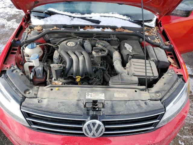 3VW2K7AJ5FM209689 - 2015 VOLKSWAGEN JETTA BASE 红色 照片 11