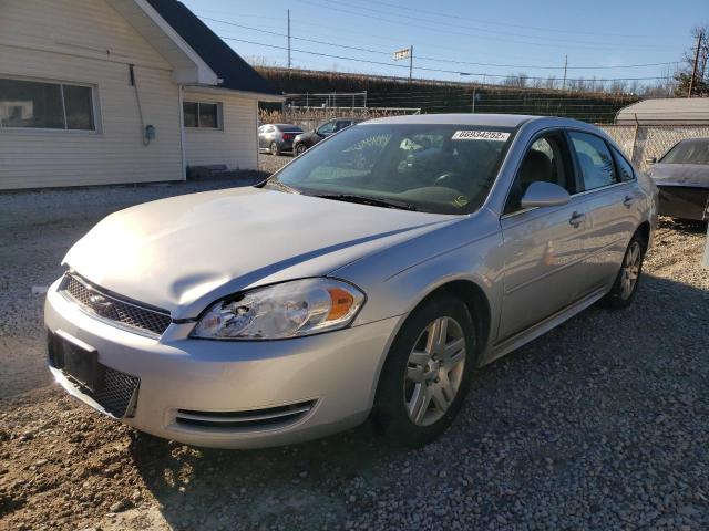 2G1WG5E31C1254792 - 2012 CHEVROLET IMPALA SILVER photo 2