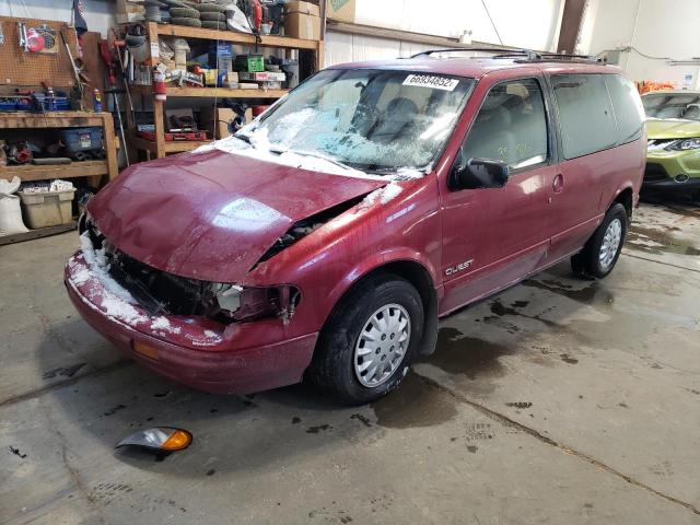 4N2DN11W8PD817454 - 1993 NISSAN QUEST BASE RED photo 2