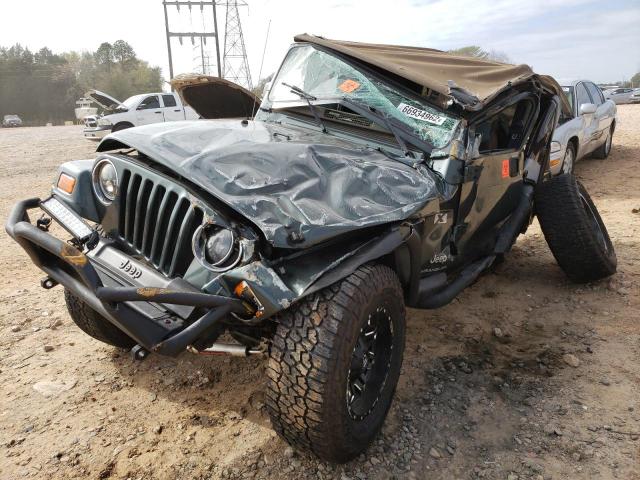 1J4FA39S93P304396 - 2003 JEEP WRANGLER C GOLD photo 2