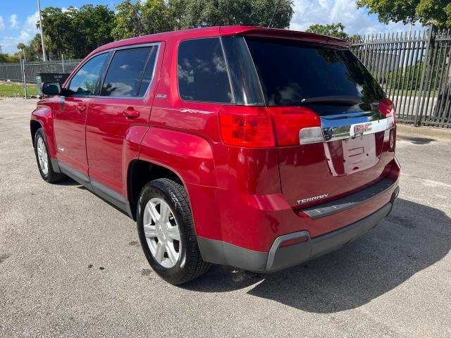 2GKALMEK9E6137759 - 2014 GMC TERRAIN SL RED photo 3