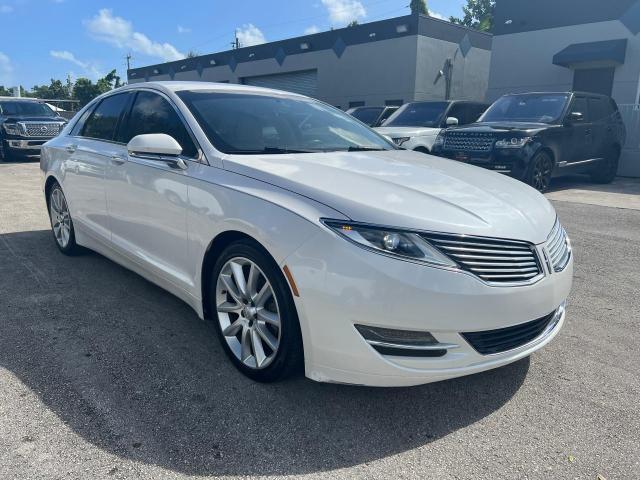 3LN6L2G97ER805160 - 2014 LINCOLN MKZ WHITE photo 1