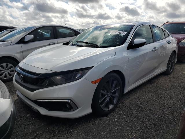 19XFC1F75LE013172 - 2020 HONDA CIVIC EXL Biały zdjęcie 2