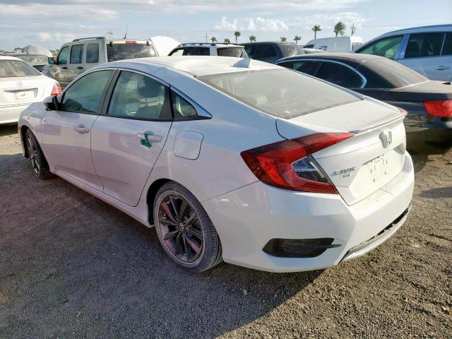 19XFC1F75LE013172 - 2020 HONDA CIVIC EXL Biały zdjęcie 3