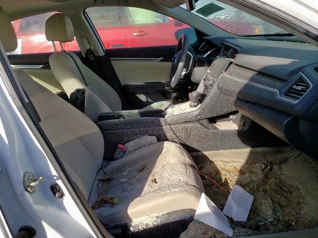 19XFC1F75LE013172 - 2020 HONDA CIVIC EXL Biały zdjęcie 5