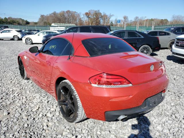 WBALM7C55BE382966 - 2011 BMW Z4 SDRIVE3 RED photo 3