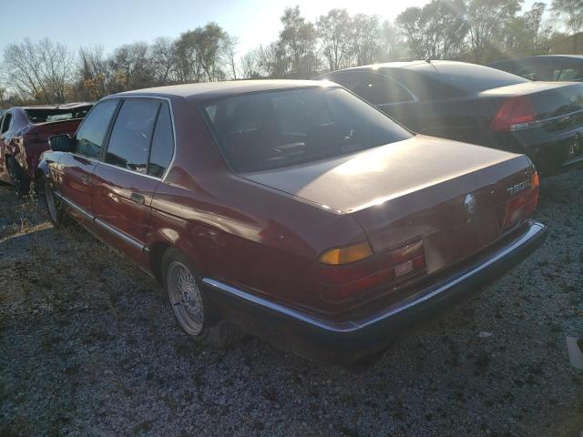 WBAGC8314KDC74306 - 1989 BMW 750 IL BURGUNDY photo 3