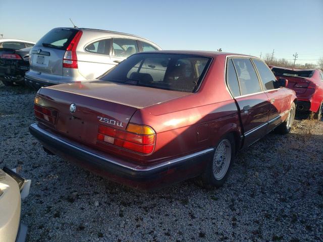 WBAGC8314KDC74306 - 1989 BMW 750 IL BURGUNDY photo 4