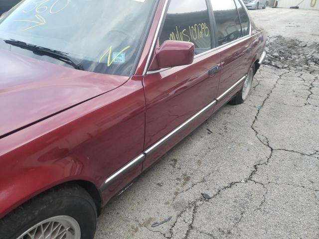 WBAGC8314KDC74306 - 1989 BMW 750 IL BURGUNDY photo 9