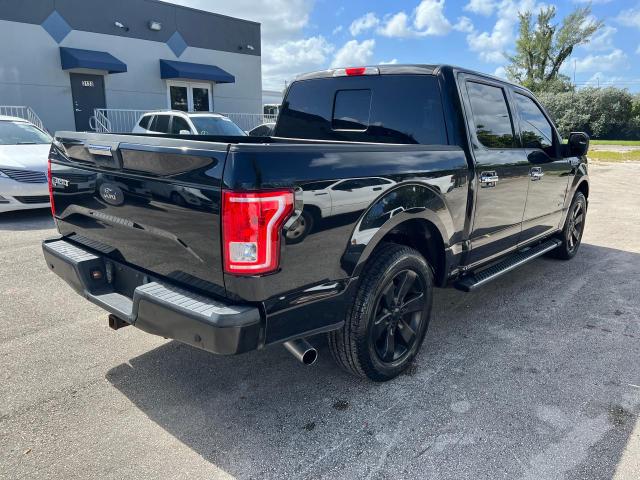 1FTEW1CP4FFB20408 - 2015 FORD F150 SUPER BLACK photo 4