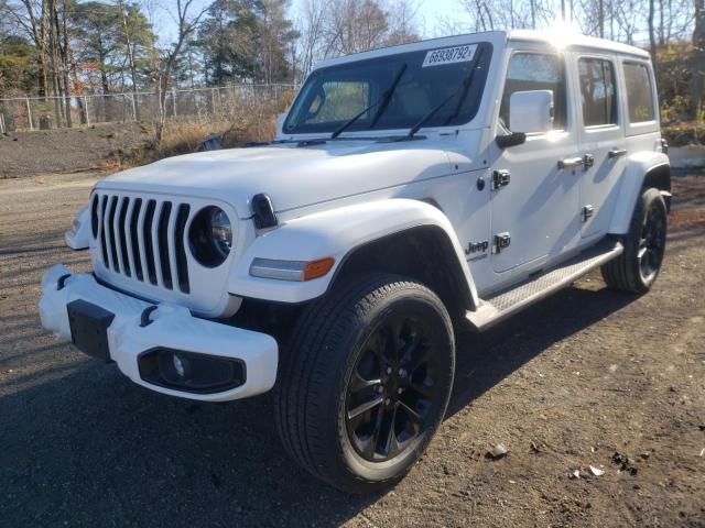 1C4HJXEG5MW815568 - 2021 JEEP WRANGLER U WHITE photo 2
