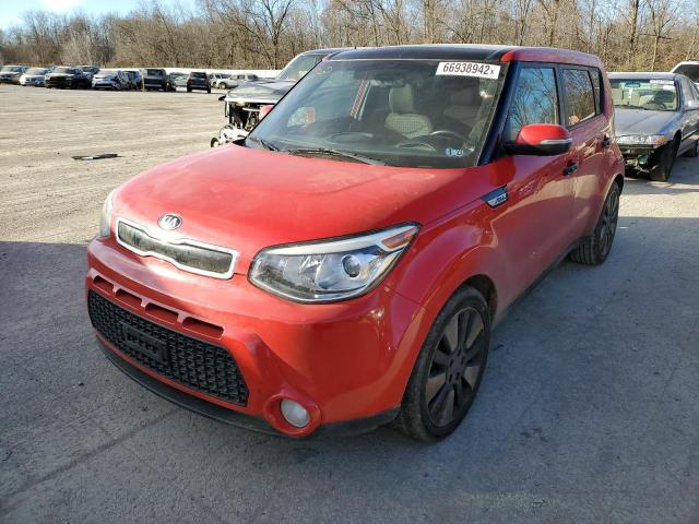 KNDJX3A57E7705467 - 2014 KIA SOUL ! RED photo 2