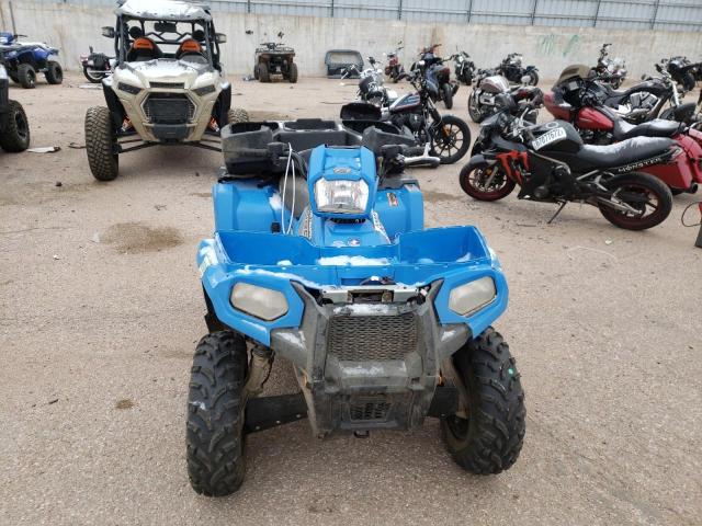 4XASEE502JA249810 - 2018 POLARIS SPORTSMAN BLUE photo 9