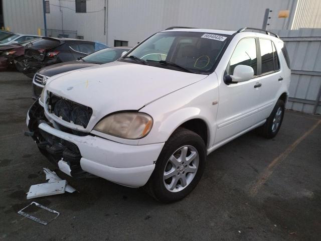 4JGAB72E5YA185406 - 2000 MERCEDES-BENZ ML 430 WHITE photo 1