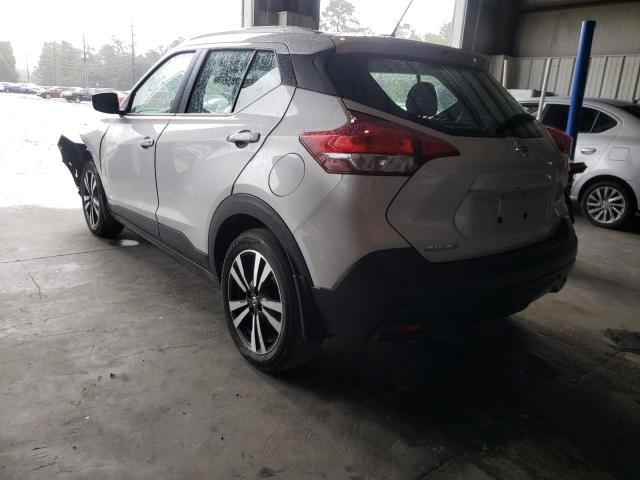 3N1CP5CV3LL516201 - 2020 NISSAN KICKS SV SILVER photo 3