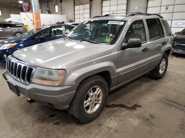 1J4GW48N42C206017 - 2002 JEEP GRAND CHER GRAY photo 2