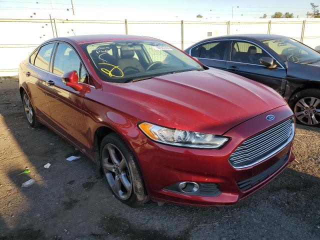 3FA6P0T95GR264055 - 2016 FORD FUSION SE RED photo 1