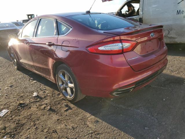 3FA6P0T95GR264055 - 2016 FORD FUSION SE RED photo 3