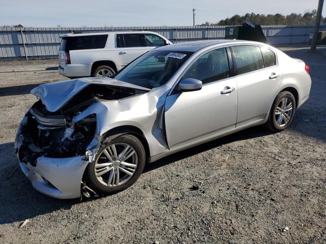 JN1DV6AR8BM650194 - 2011 INFINITI G25 SILVER photo 1