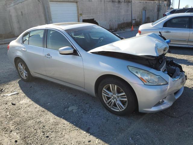 JN1DV6AR8BM650194 - 2011 INFINITI G25 SILVER photo 4