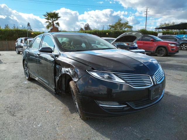 3LN6L2LU8ER809759 - 2014 LINCOLN MKZ HYBRID BLACK photo 1