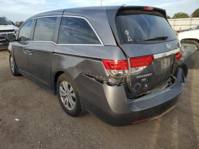 5FNRL5H63GB129690 - 2016 HONDA ODYSSEY EX GRAY photo 3