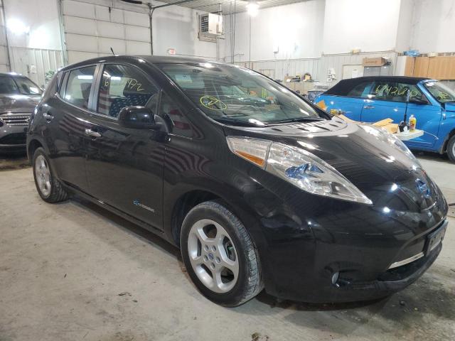 1N4AZ0CP2DC409372 - 2013 NISSAN LEAF S BLACK photo 1