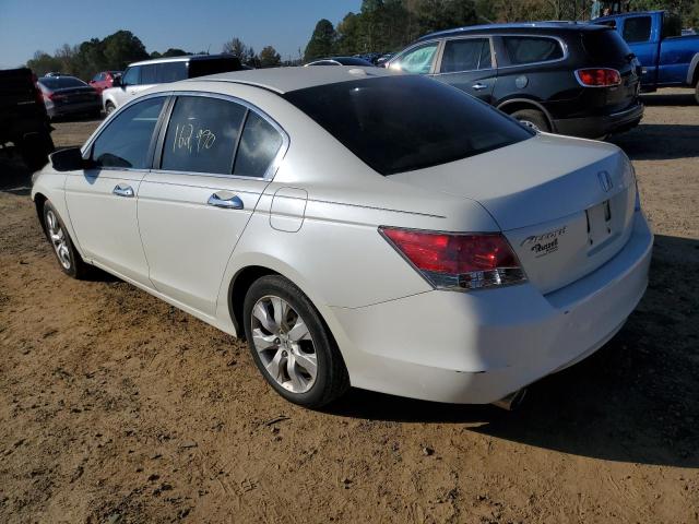 1HGCP3F82AA028869 - 2010 HONDA ACCORD EXL WHITE photo 3