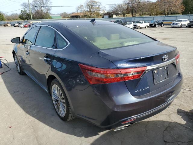 4T1BK1EB0HU251278 - 2017 TOYOTA AVALON XLE BLUE photo 3