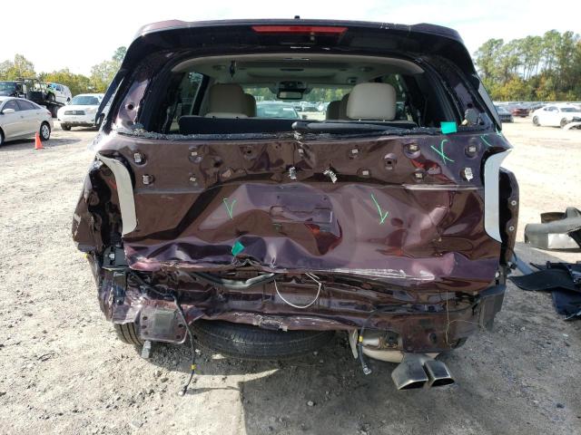 KM8R54HE6MU220852 - 2021 HYUNDAI PALISADE L MAROON photo 6