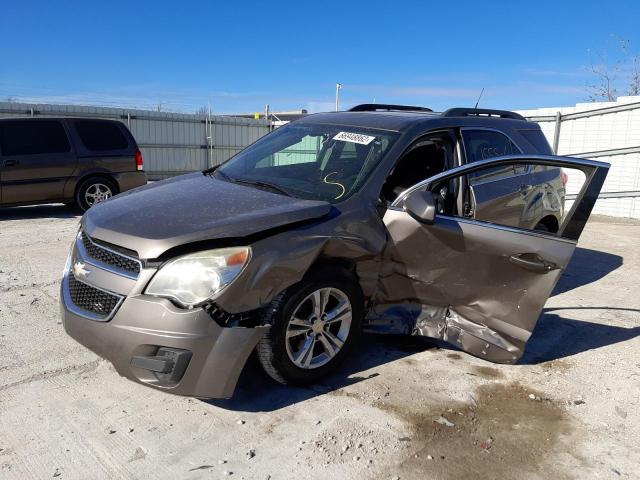 2CNFLEEC8B6467917 - 2011 CHEVROLET EQUINOX LT GRAY photo 2