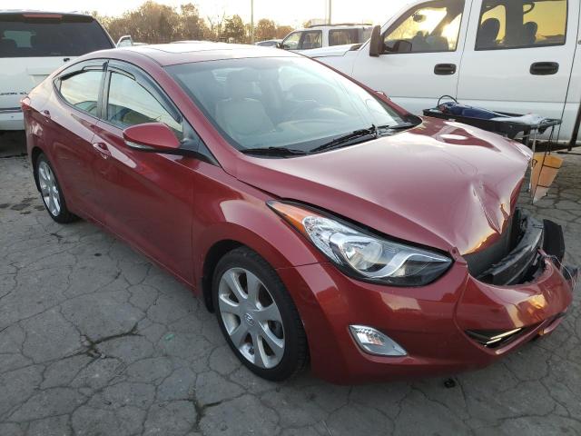 KMHDH4AE2DU620662 - 2013 HYUNDAI ELANTRA GL RED photo 1