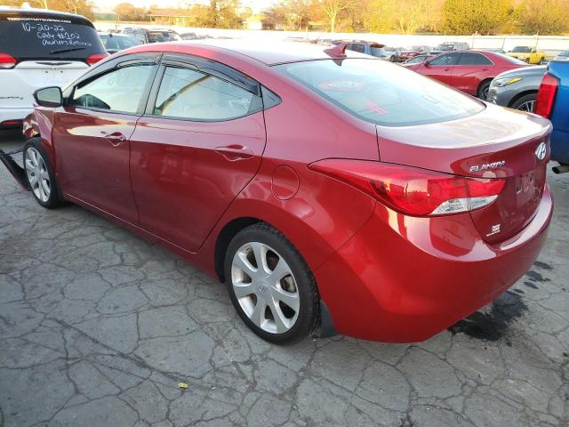 KMHDH4AE2DU620662 - 2013 HYUNDAI ELANTRA GL RED photo 3