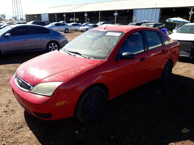 1FAFP34N17W152430 - 2007 FORD FOCUS ZX4 RED photo 2