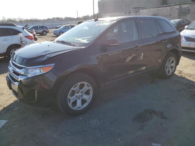 2FMDK3JC6DBE23722 - 2013 FORD EDGE SEL BLACK photo 1