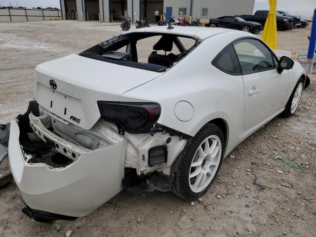 JF1ZNAA12D1723814 - 2013 TOYOTA SCION FR-S WHITE photo 4