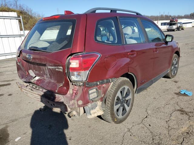 JF2SJABC3HH574190 - 2017 SUBARU FORESTER 2 BURGUNDY photo 4