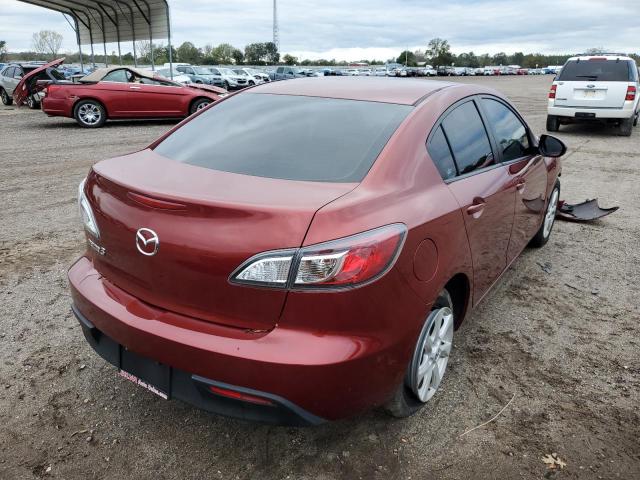 JM1BL1SF1A1333892 - 2010 MAZDA 3 I RED photo 4