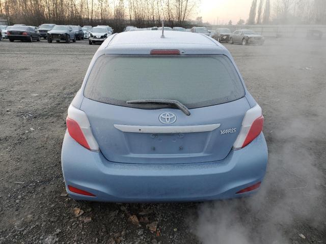 JTDKTUD35DD560249 - 2013 TOYOTA YARIS BLUE photo 6