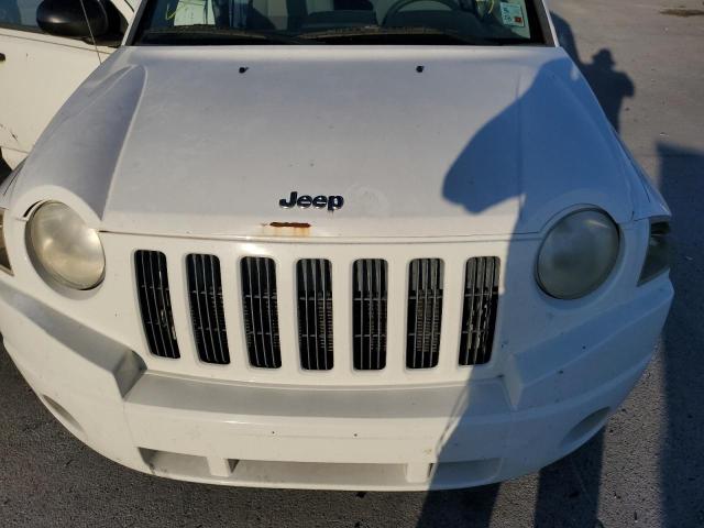 1J8FT47W47D386131 - 2007 JEEP COMPASS WHITE photo 7