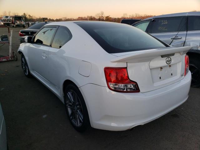 JTKJF5C75B3003351 - 2011 TOYOTA SCION TC أبيض صورة 3