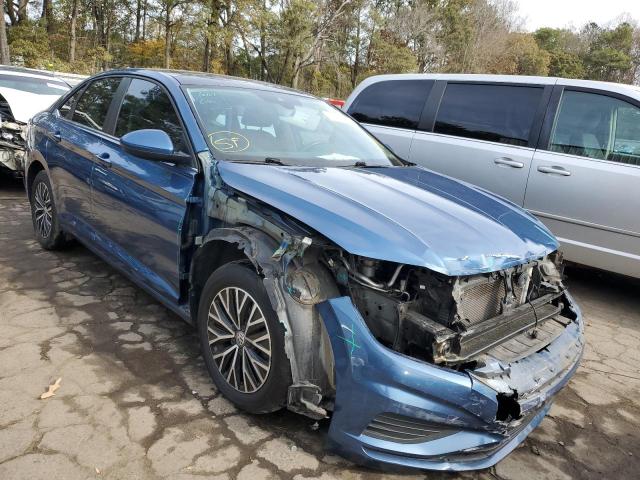 3VWE57BU4KM113883 - 2019 VOLKSWAGEN JETTA SEL BLUE photo 1