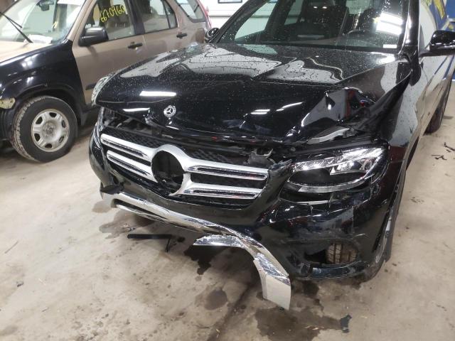 WDC0G4KB4JV097400 - 2018 MERCEDES-BENZ GLC 300 4M BLACK photo 9