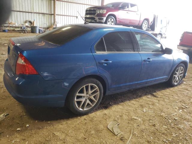 3FAHP0JA5CR393445 - 2012 FORD FUSION SEL BLUE photo 3