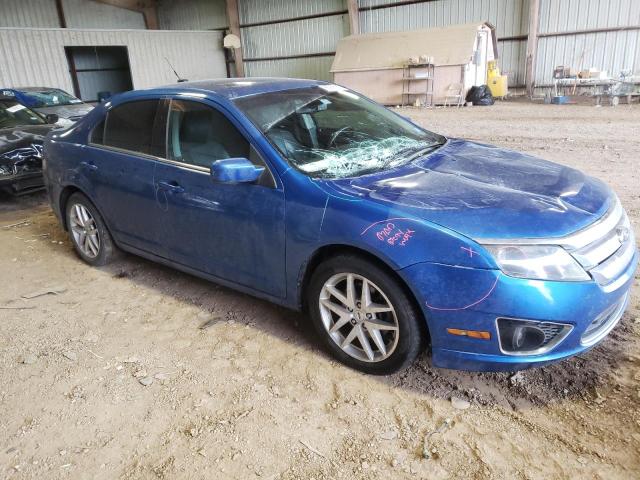 3FAHP0JA5CR393445 - 2012 FORD FUSION SEL BLUE photo 4