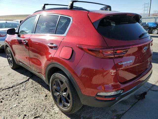 KNDP6CAC4L7651893 - 2020 KIA SPORTAGE S BURGUNDY photo 3